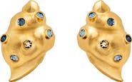 Oscar de la Renta Seashell Drop Earrings