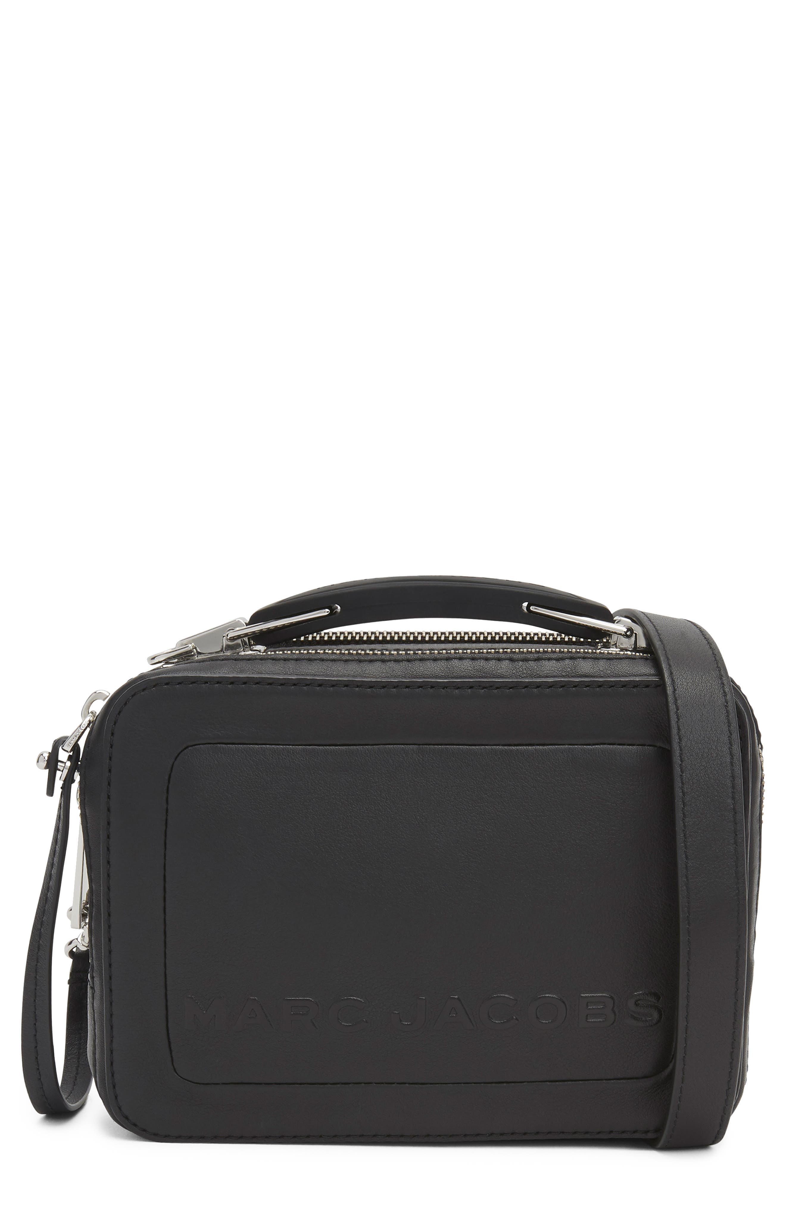 The Marc Jacobs The Box 20 Leather Crossbody Bag, Main, color, 