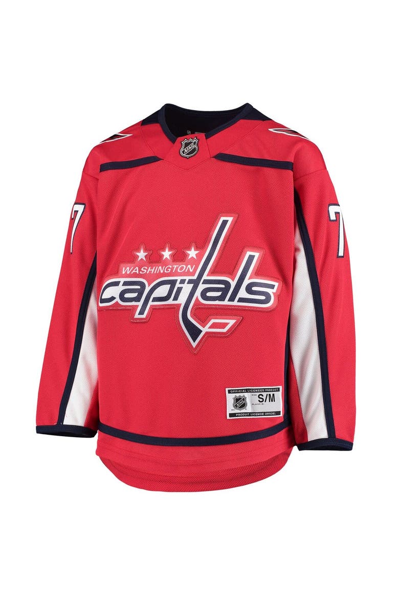 Youth TJ Oshie Red Washington Capitals Home Premier Player Jersey, Alternate, color, Red