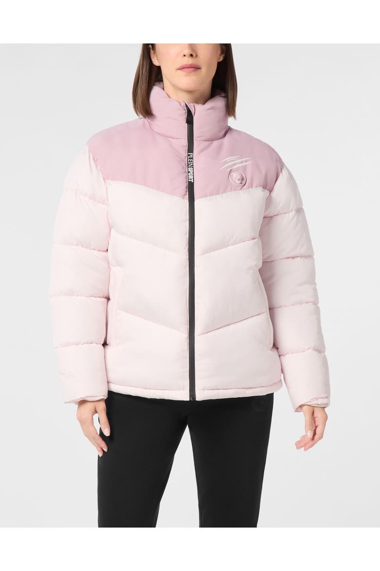 Logo Puffer Jacket Training Women, Main, color, rose/pink