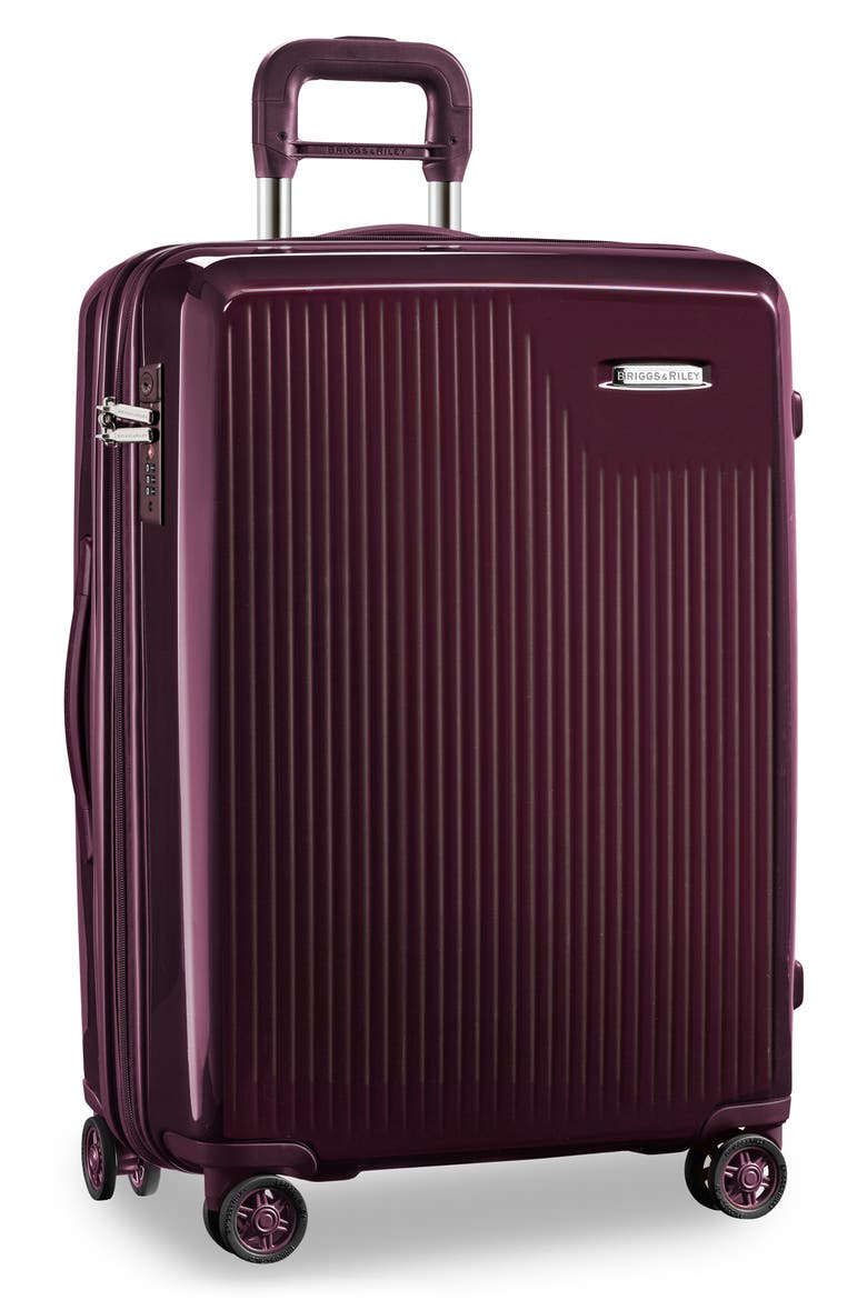 Sympatico 27-Inch Expandable Wheeled Packing Case, Alternate, color, PLUM