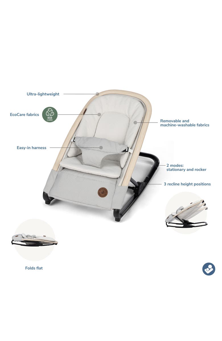 Maxi-Cosi<sup>®</sup> Kori 2-In-1 Rocker Chair, Alternate, color, Onyx Sand