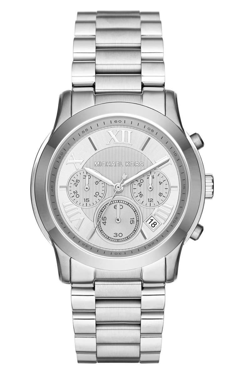 MICHAEL Michael Kors 'Cooper' Chronograph Bracelet Watch, 39mm, Main, color, 