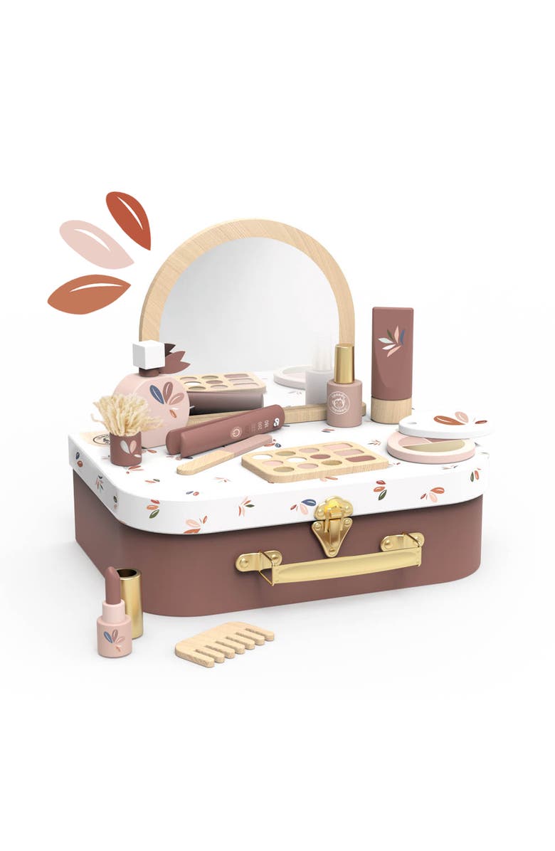 Speedy Monkey Beauty Suitcase, Main, color, Multi