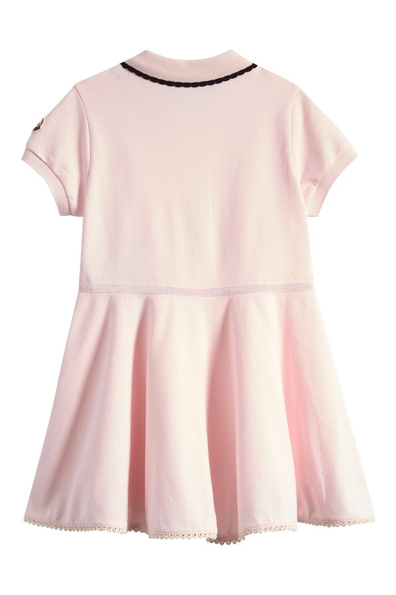 Kids' Cotton Piqué Polo Dress, Alternate, color, LIGHT PINK
