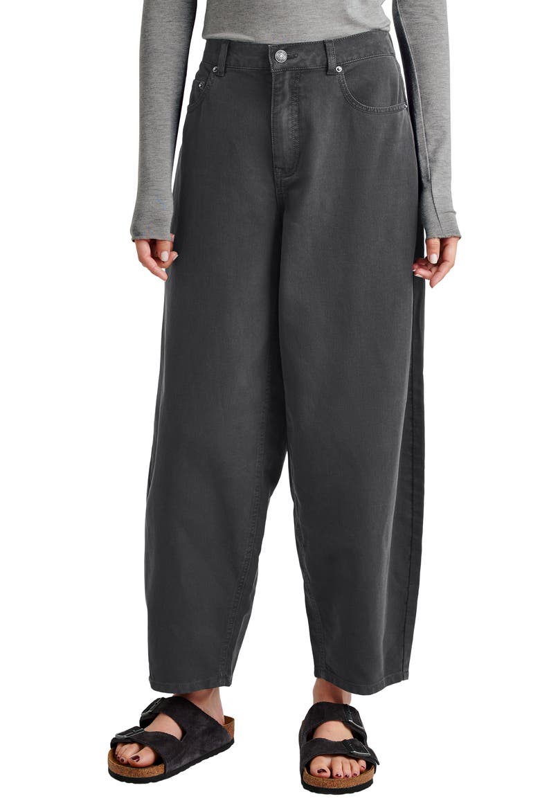Carson Barrel Leg Pants, Main, color, LEAD