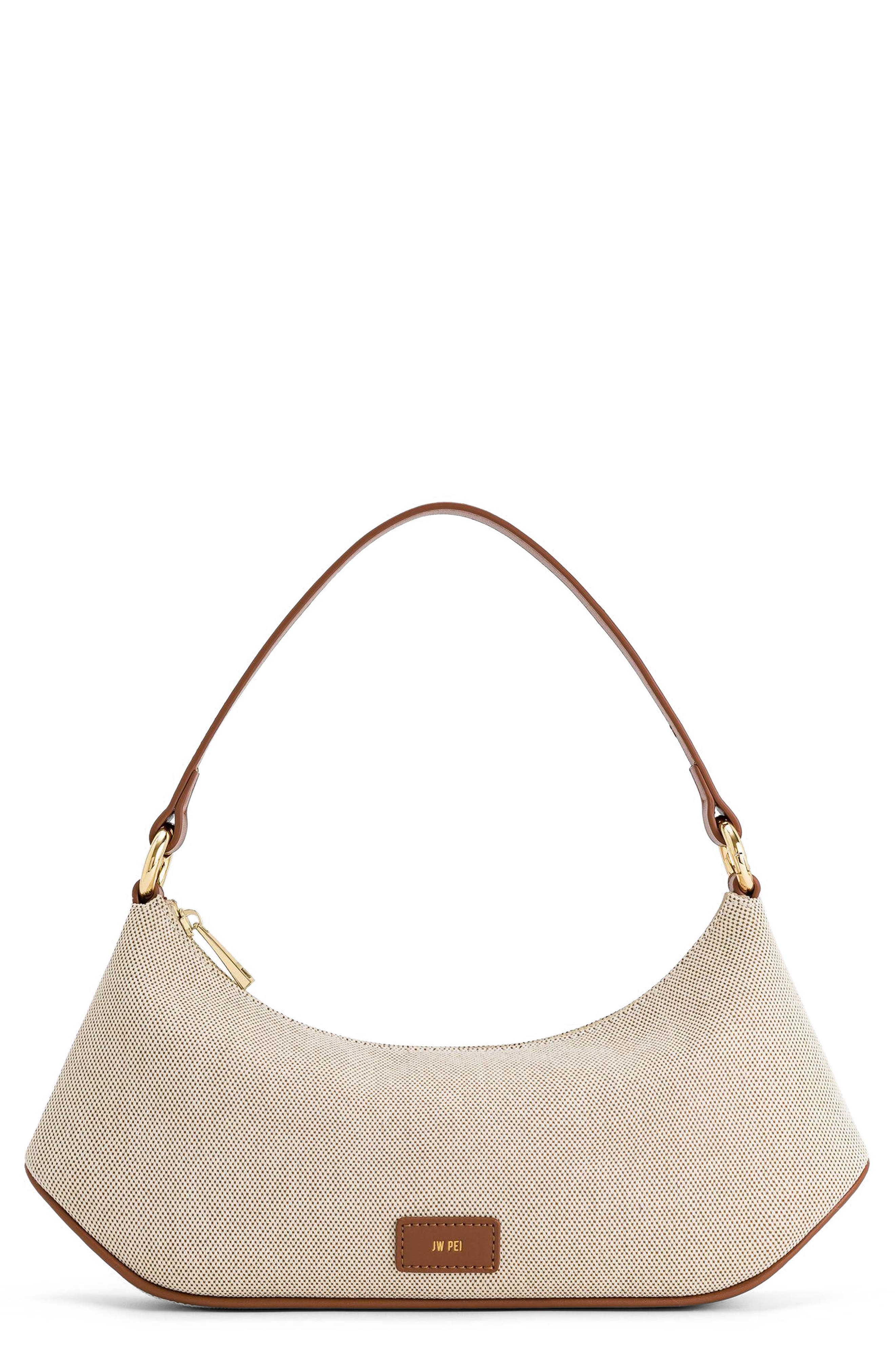 JW PEI Lily Canvas Shoulder Bag, Main, color, 