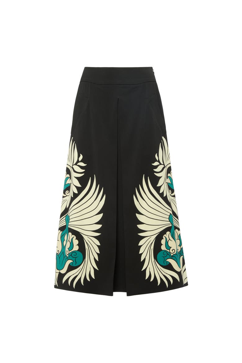 Santa Monica Skirt Mix Tiles Placée Black, Alternate, color, Mix Tiles Placée Black