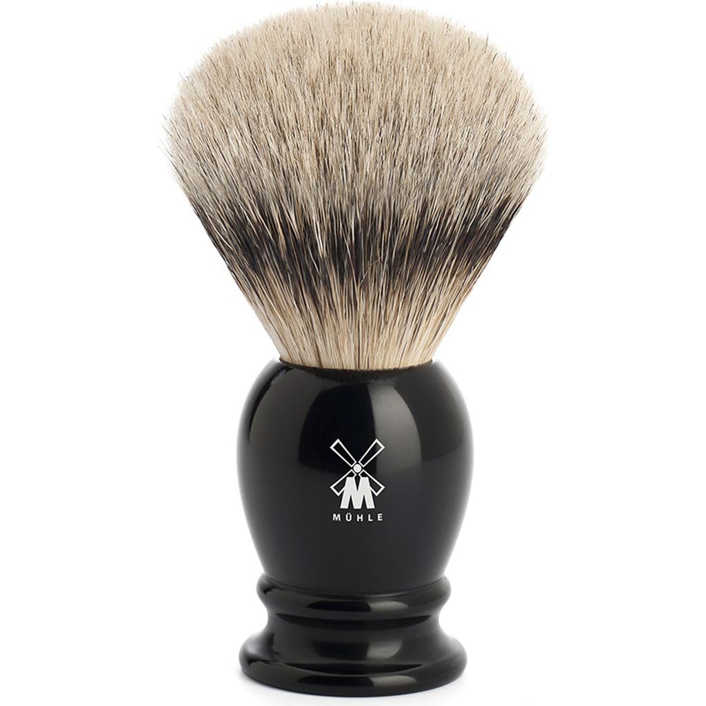 Mühle Classic Large Black Silvertip Badger Shaving Brush In Black