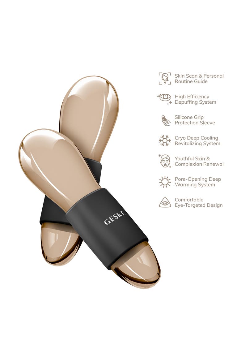 SmartAppGuided Cool & Warm Duo Eye Massager | 7 in 1, Alternate, color, Gray