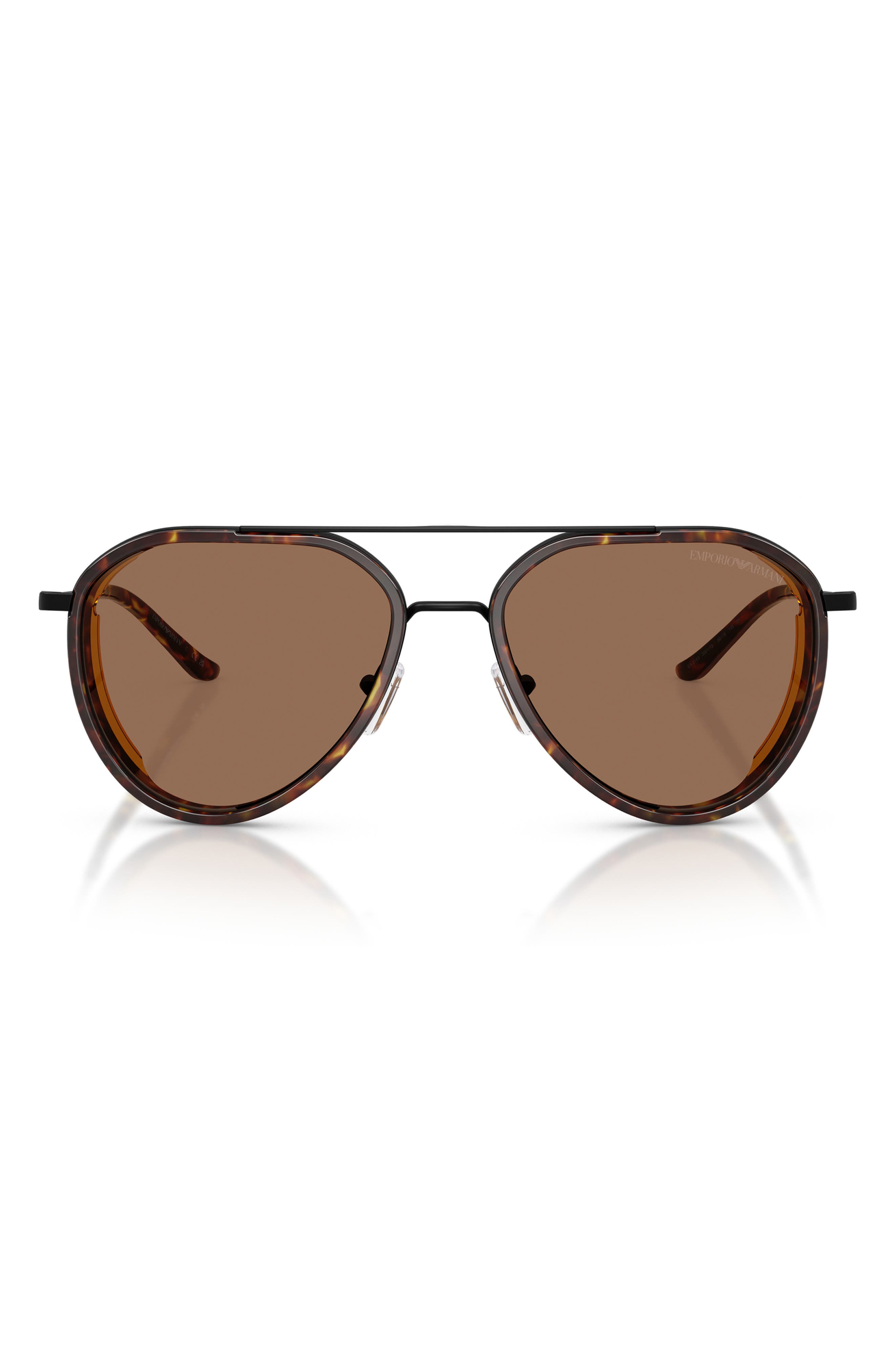selected MATTE BLACK / DARK BROWN