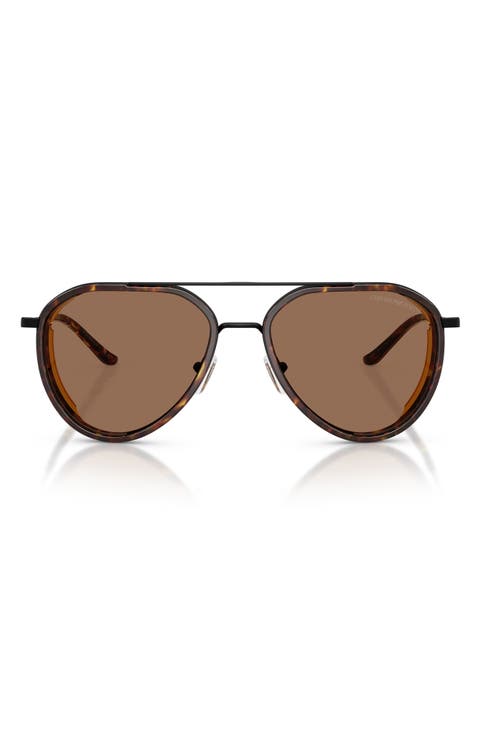 56mm Pilot Sunglasses