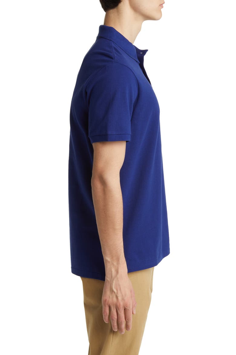 Cotton Piqué Polo, Alternate, color, FALL ROYAL