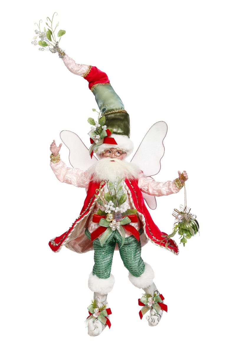Mistletoe Fairy Figurine, Main, color, MULTI