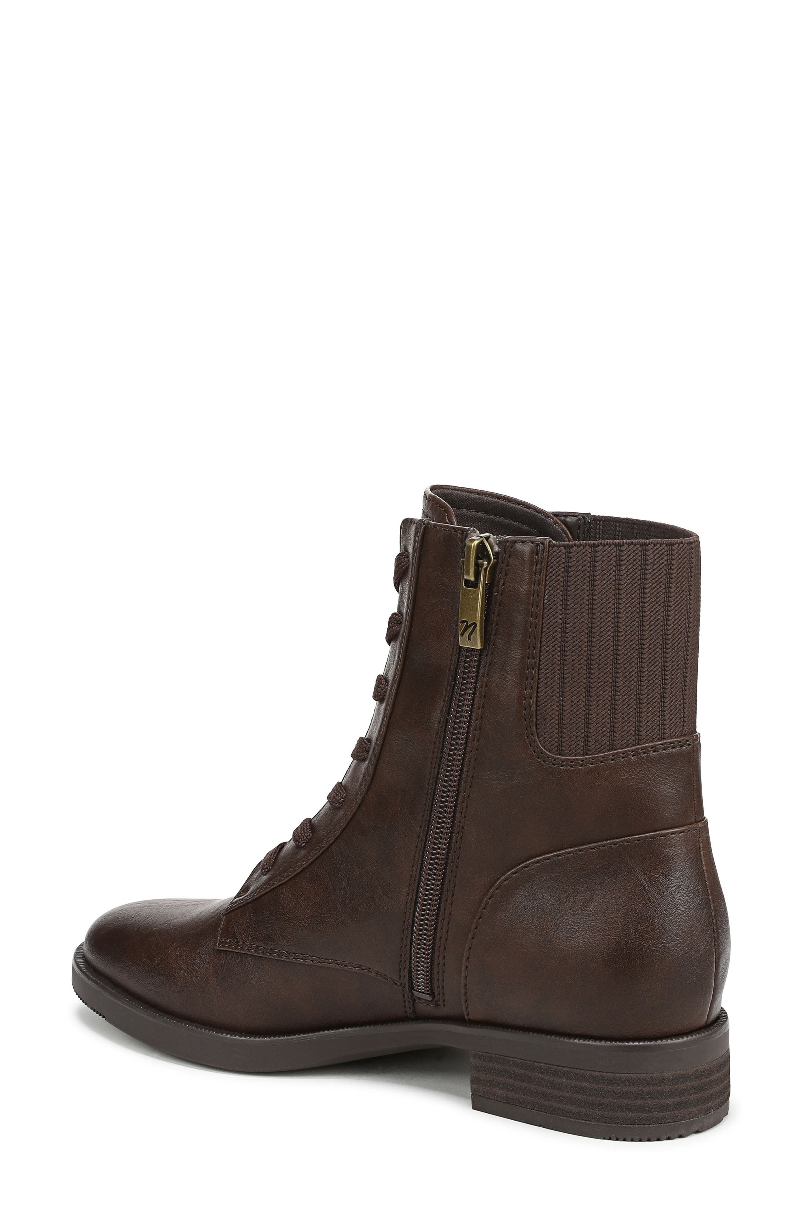 Naturalizer Teegan Boot, Alternate, color, Dark Brown Faux Leather