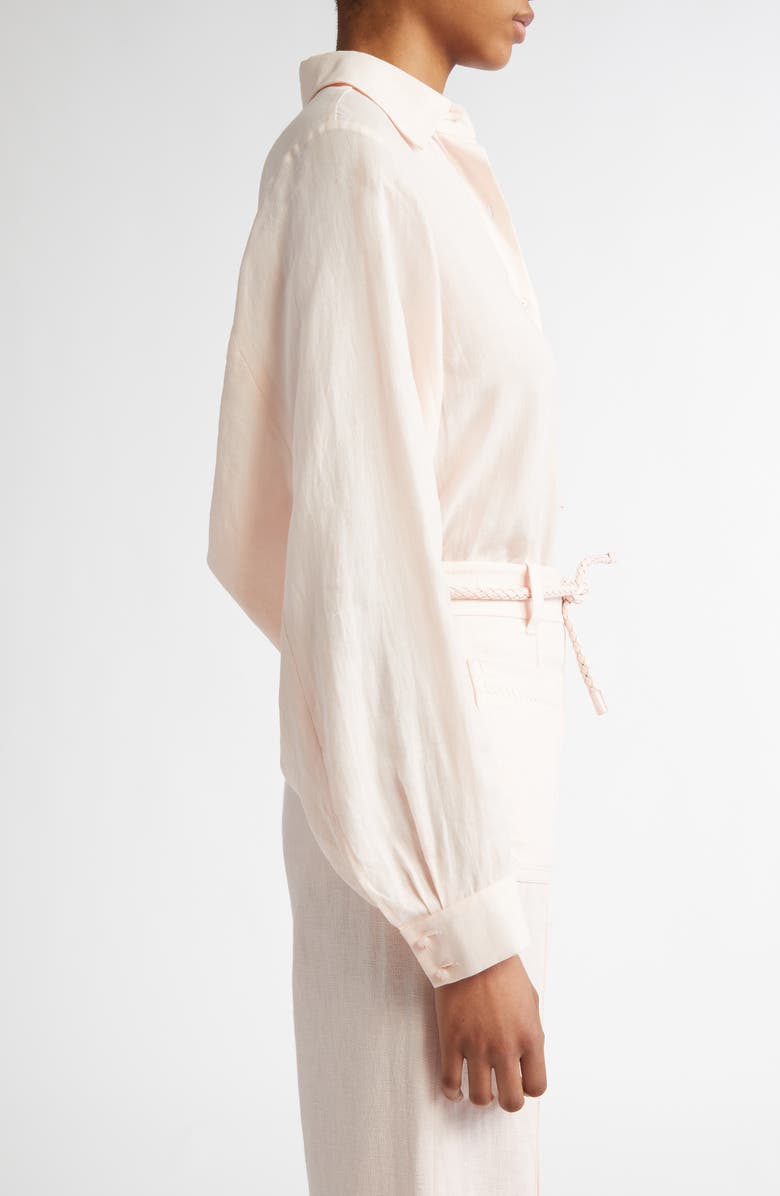 Zimmermann Oversize Button-Up Shirt, Alternate, color, 