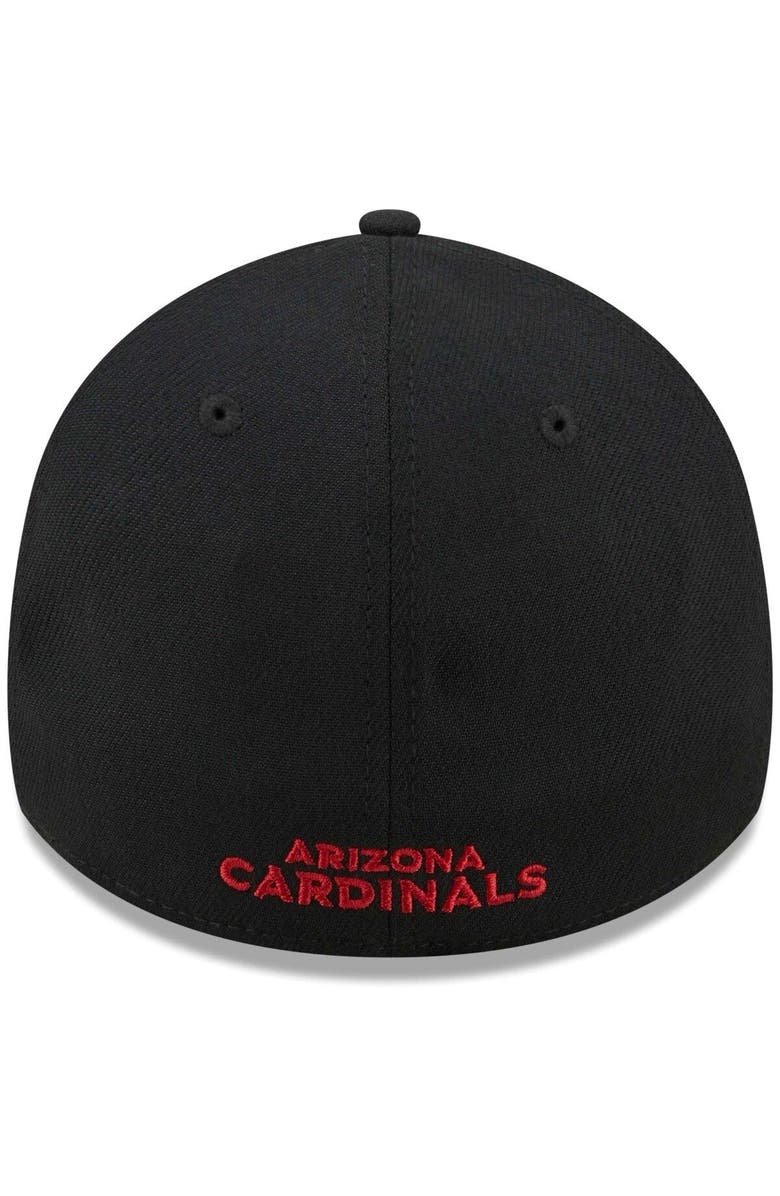 New Era Men's New Era Black Arizona Cardinals Flawless Stripe 39THIRTY Flex Hat, Alternate, color, 