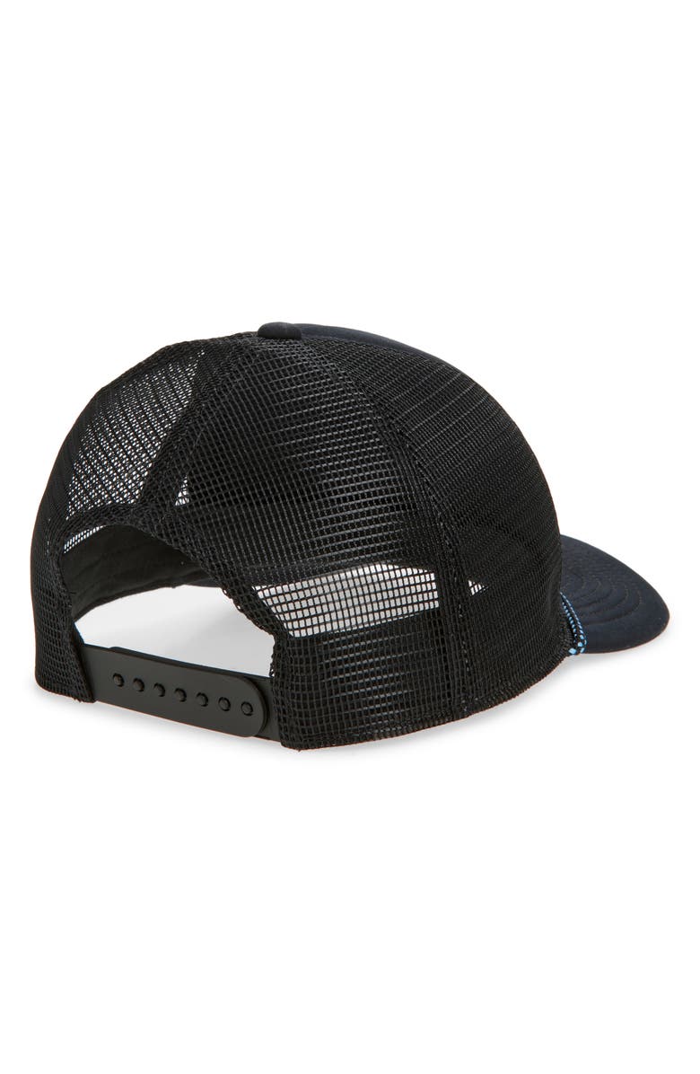 Nike Kids' Rise Big Trucker Hat, Alternate, color, Black/ Barely Volt