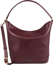 SANDRO Leather bucket bag