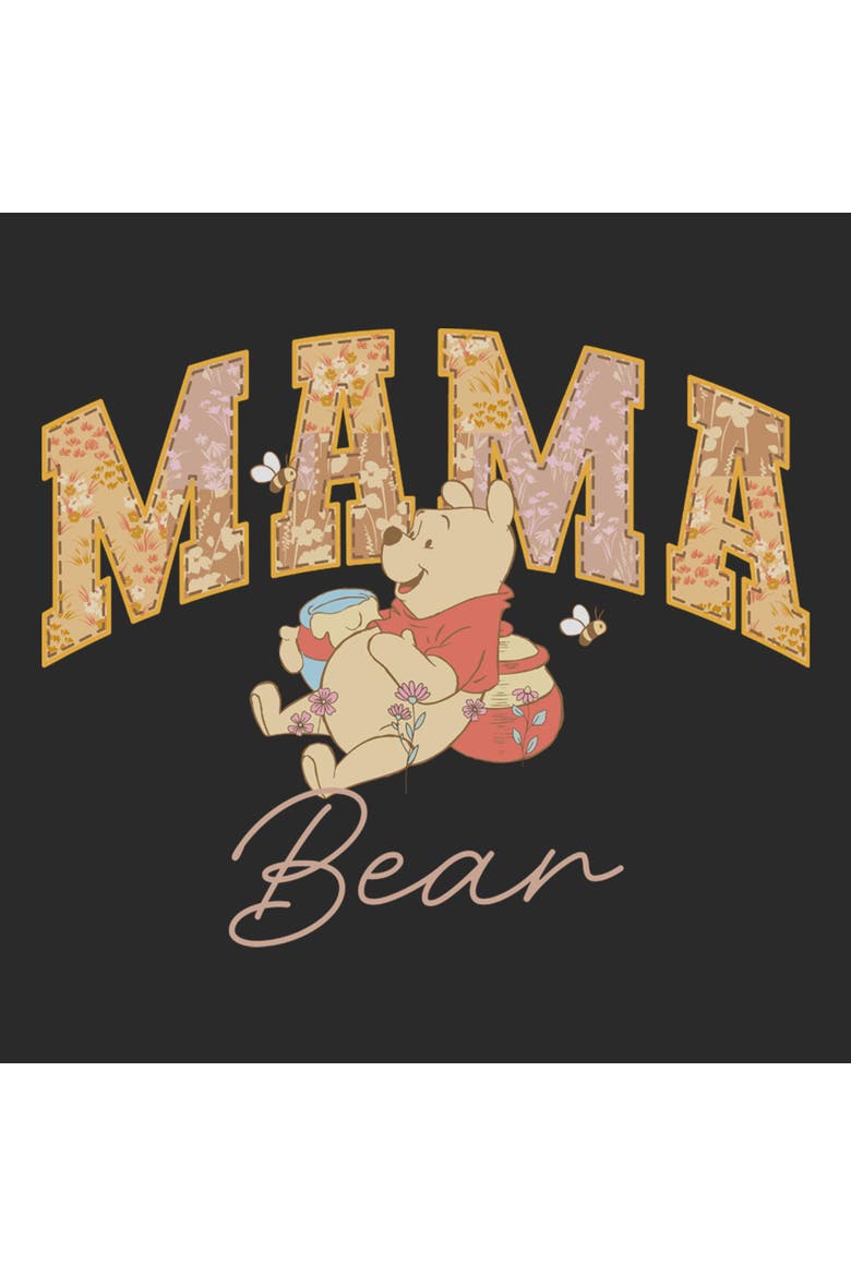 Men's Winnie the Pooh Collegiate Mama Bear  Graphic T-Shirt, Alternate, color, Charcoal