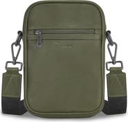 CHAMPS Onyx Leather Crossbody Bag