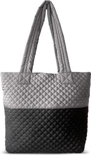 Youzey Newport Two-Tone Quilted Tote Bag