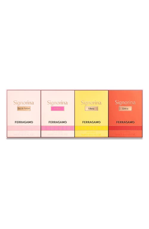 Ferragamo Signorina Discovery Fragrance Set In Transparent