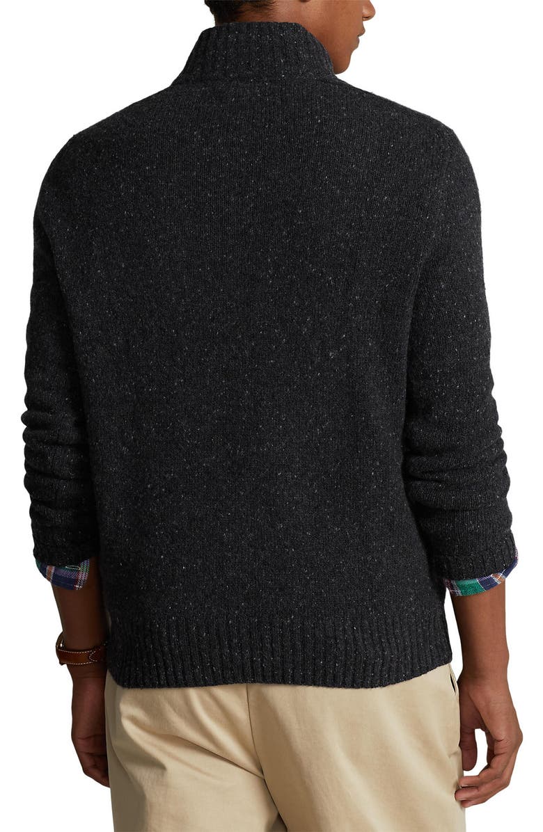 Polo Ralph Lauren Button Neck Wool-Blend Sweater, Alternate, color,
