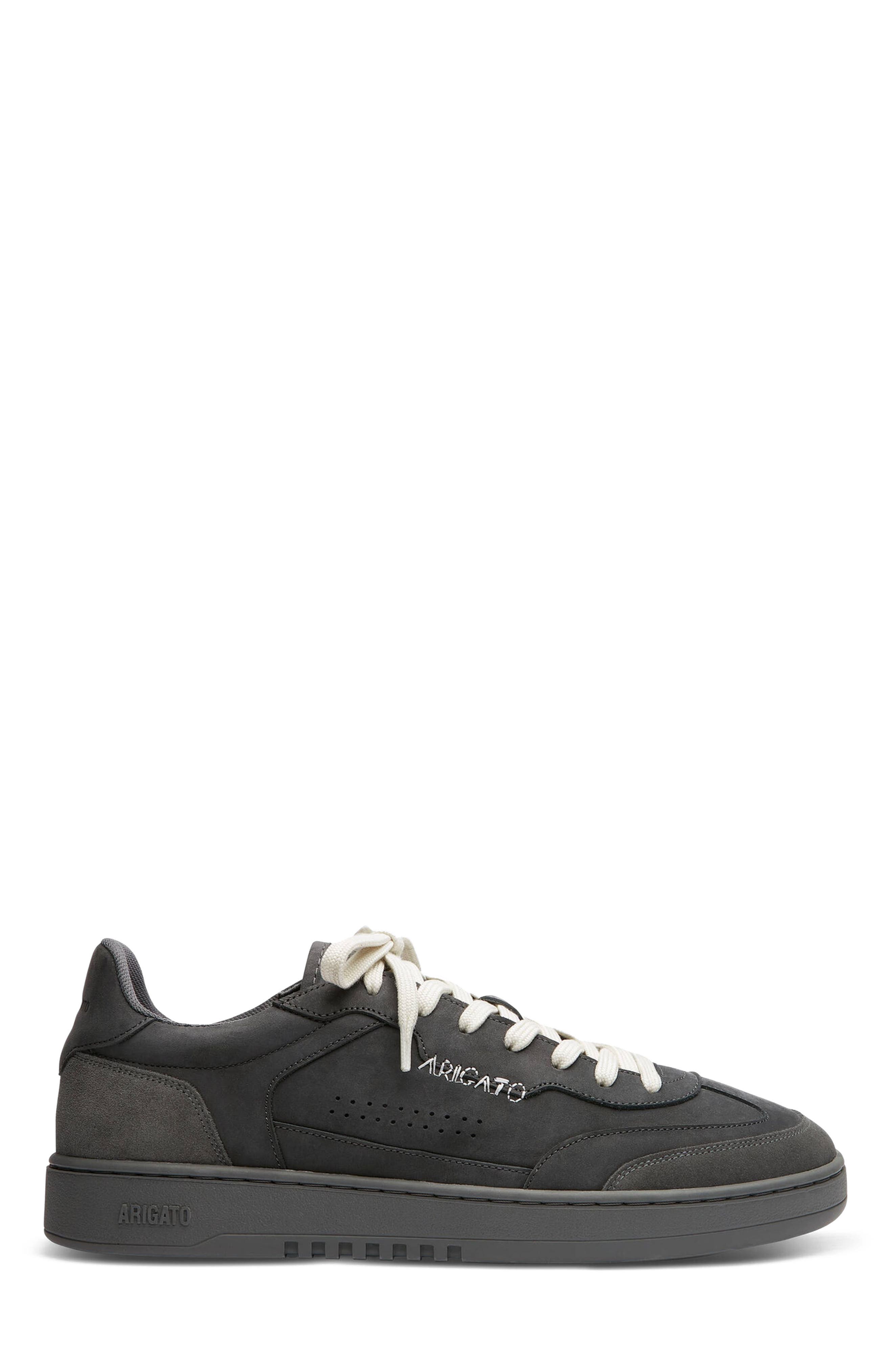 Axel Arigato Dice T-Toe Leather Sneaker, Main, color, Off Black/Off Black
