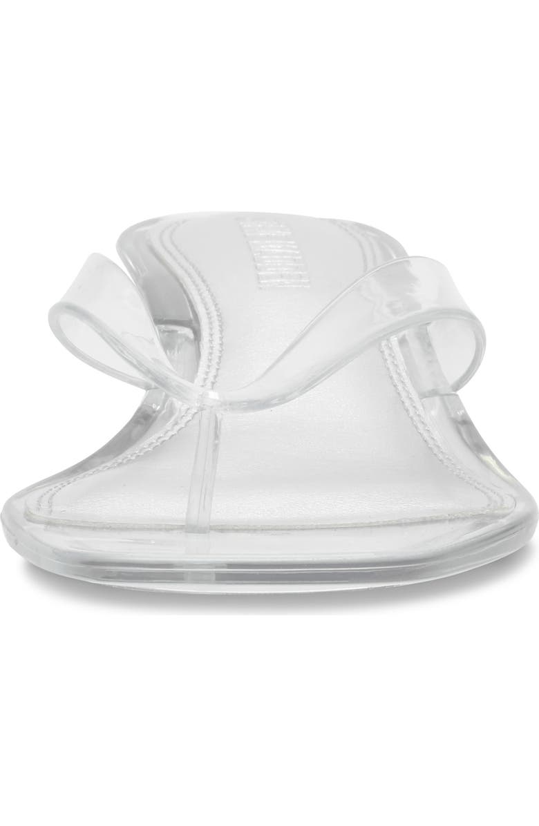 Steve Madden Tracie Kitten Heel Flip Flop, Alternate, color, Clear