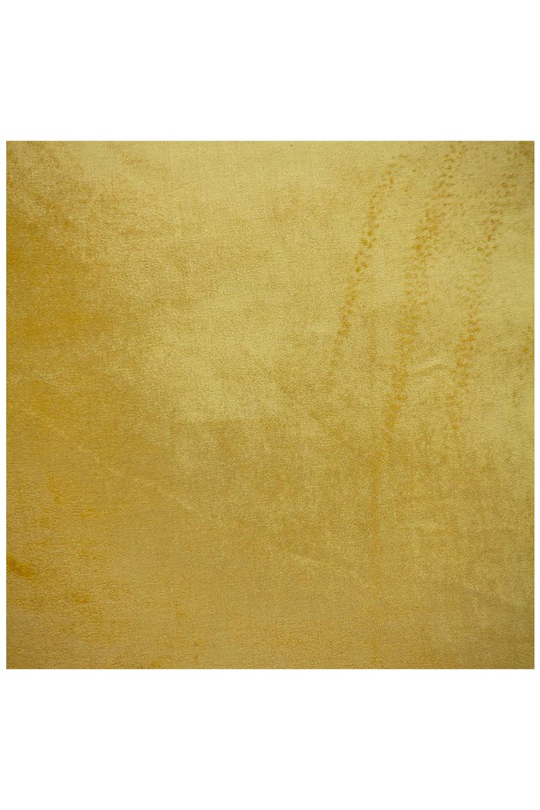 Maia Transitional Yellow Throw Pillow, Alternate, color, YELLOW