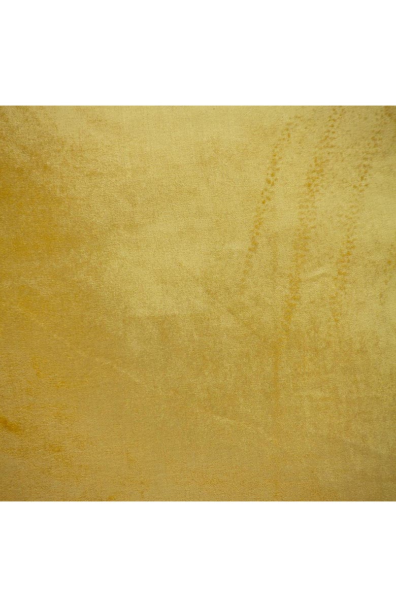 PARKLAND COLLECTION Maia Transitional Yellow Throw Pillow, Alternate, color, Yellow