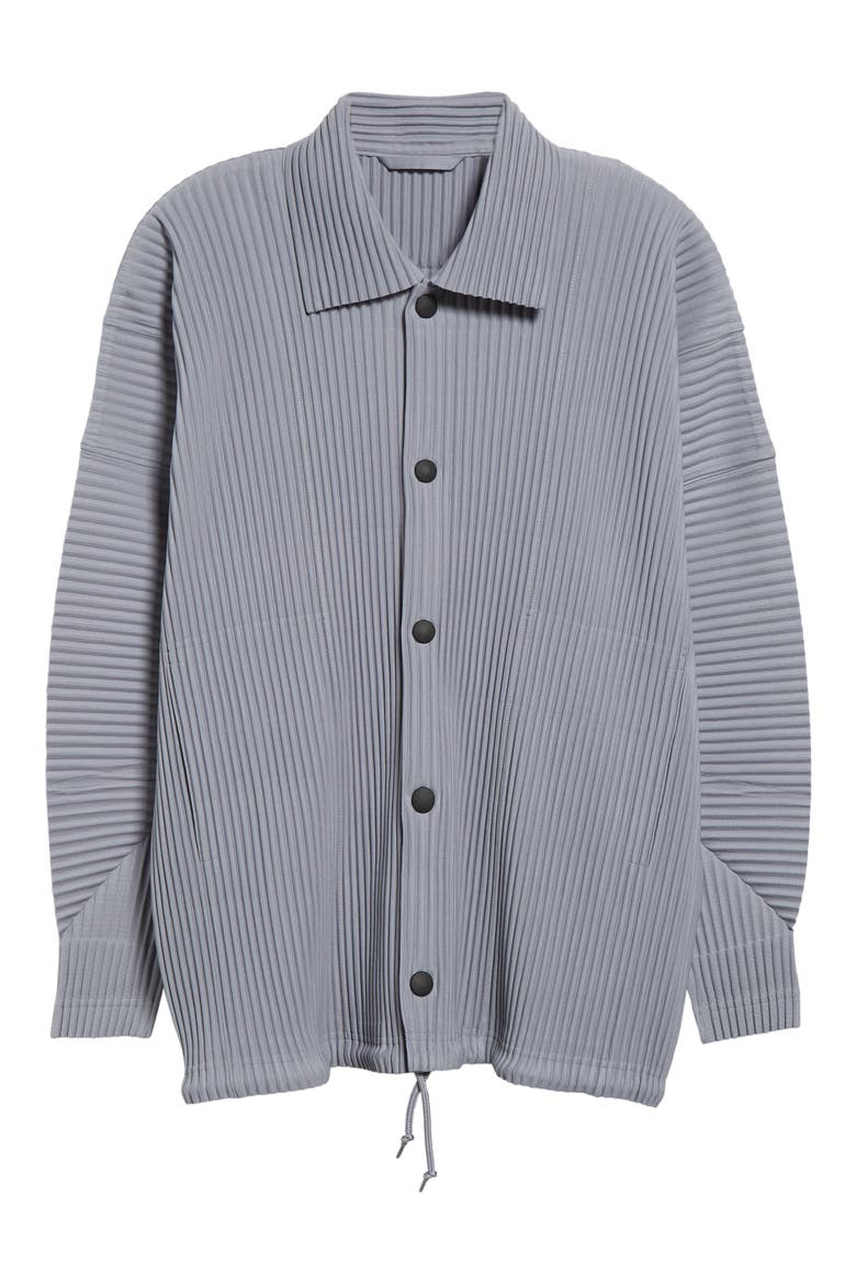 Monthly Colors August Pleated Cardigan, Alternate, color, MOLE GRAY