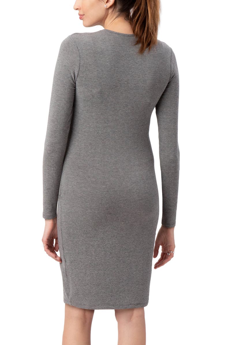 Stowaway Collection Lenox Long Sleeve Maternity Dress, Alternate, color,
