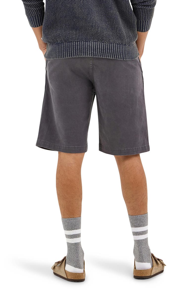 Casey Jones Stretch Cotton Shorts, Alternate, color, FADED BLACK