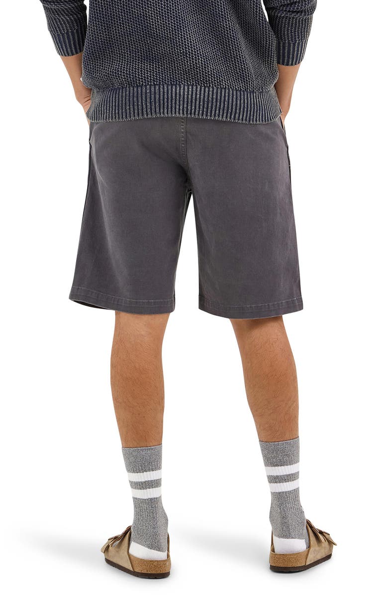 Wrangler Casey Jones Stretch Cotton Shorts, Alternate, color, Faded Black