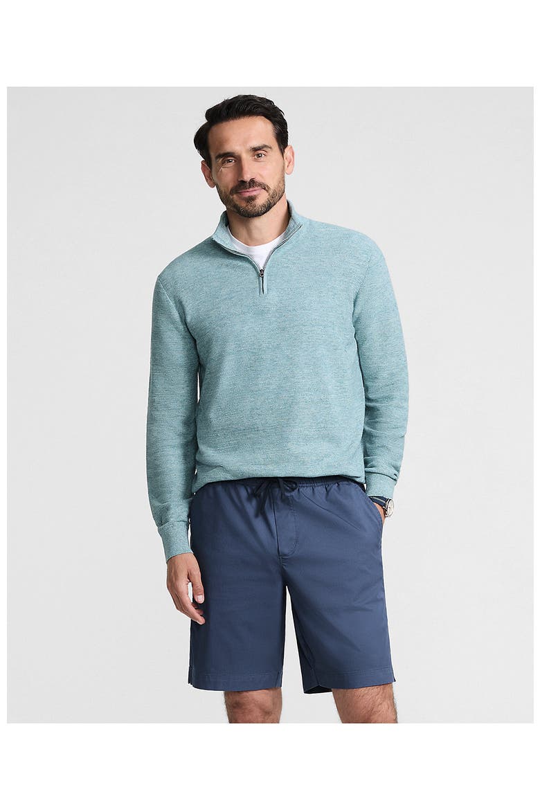 9" Lightweight Twill Pull On Deck Short, Alternate, color, Nightfall Blue