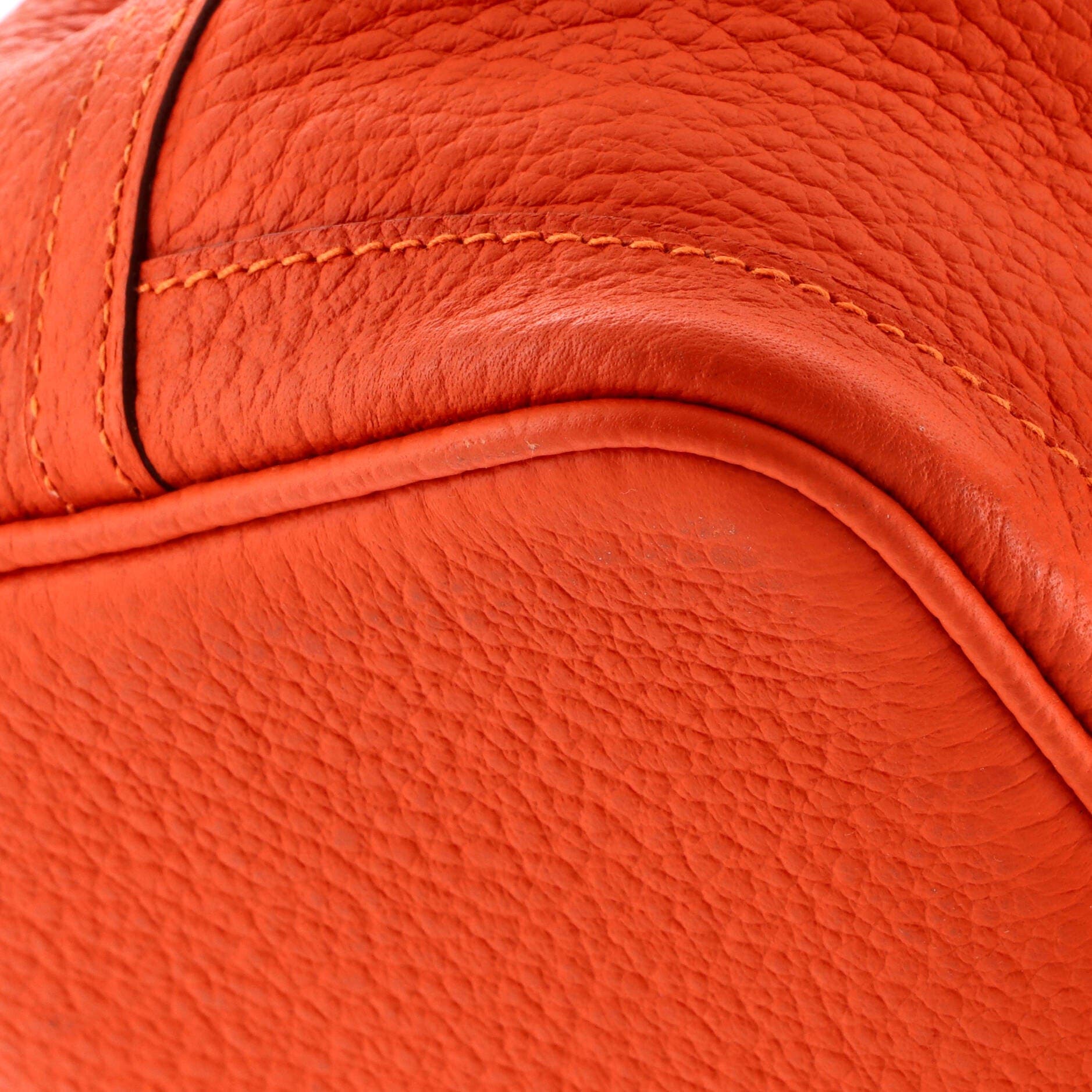 Garden Party Tote Leather 30, Alternate, color, Orange