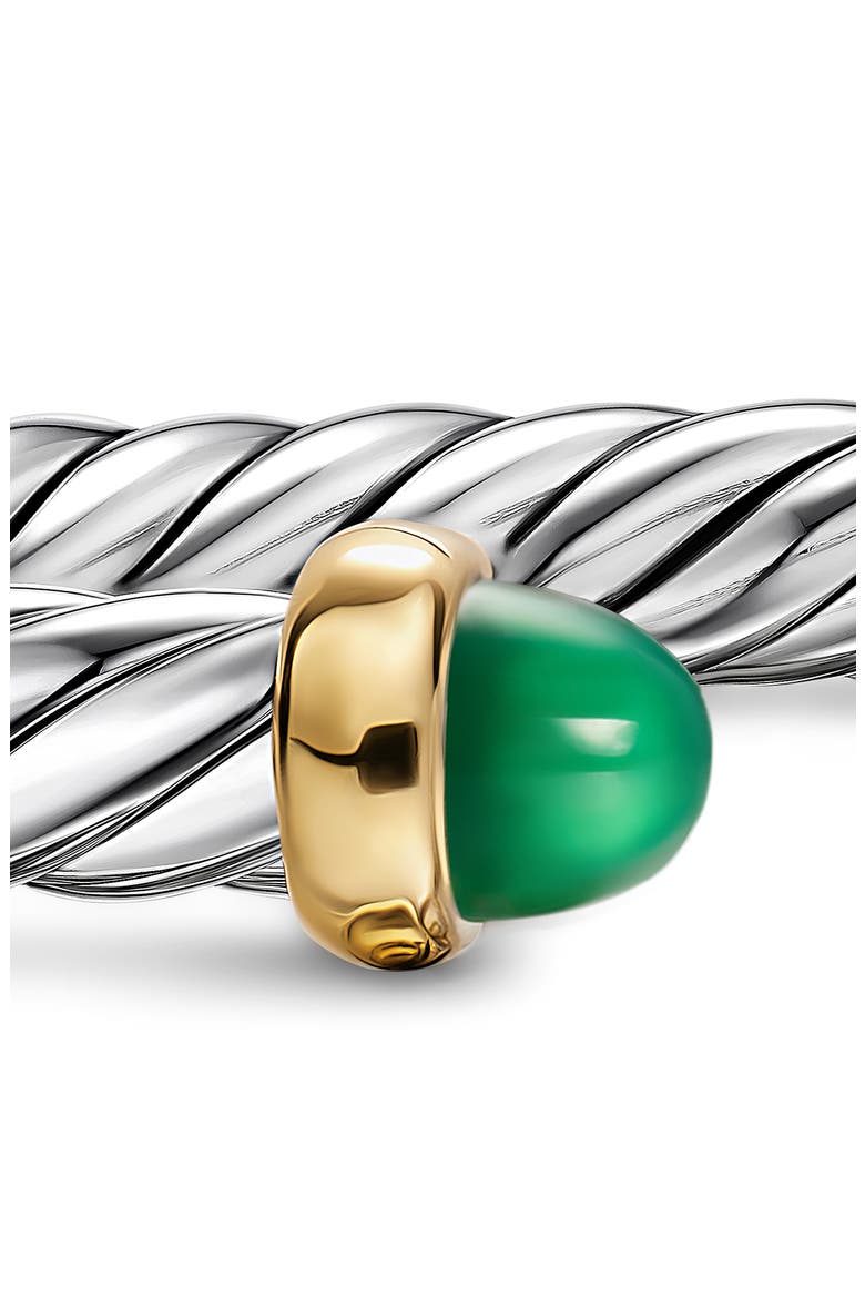 Cablespira® Flex Bracelet, 6mm, Alternate, color, GREEN ONYX