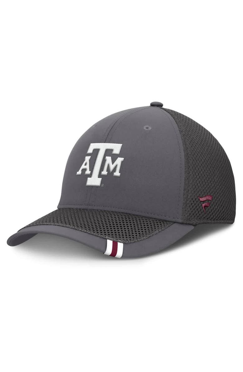FANATICS Men's Fanatics Gray Texas A&M Aggies Clincher Flex Hat, Main, color, 