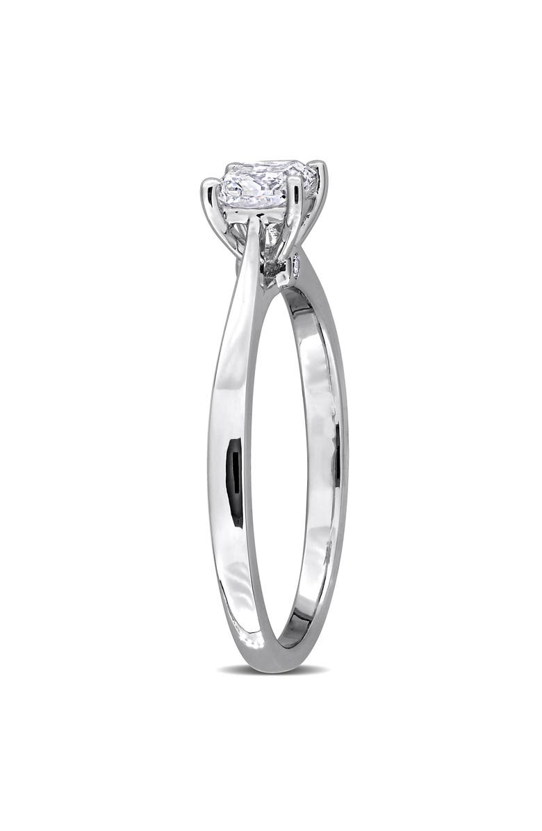 Created Forever Princess Cut Lab Grown Diamond Solitaire Ring, Alternate, color, 