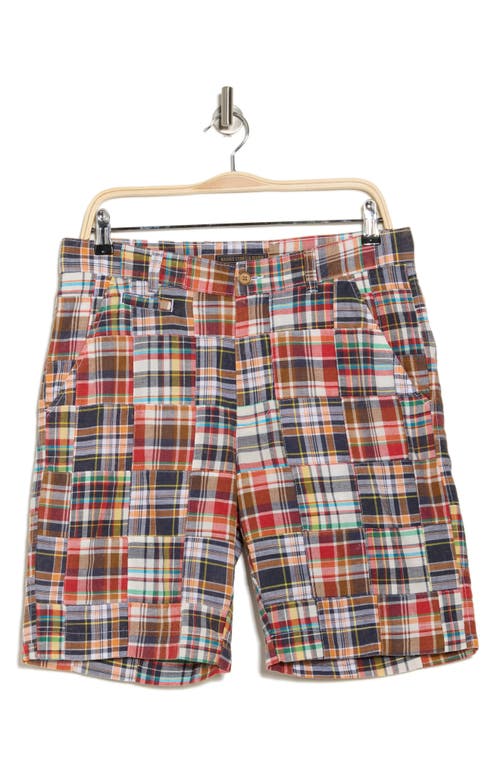 VINTAGE 1946 VINTAGE 1946 ACID WASH PATCHWORK MADRAS PLAID SHORTS