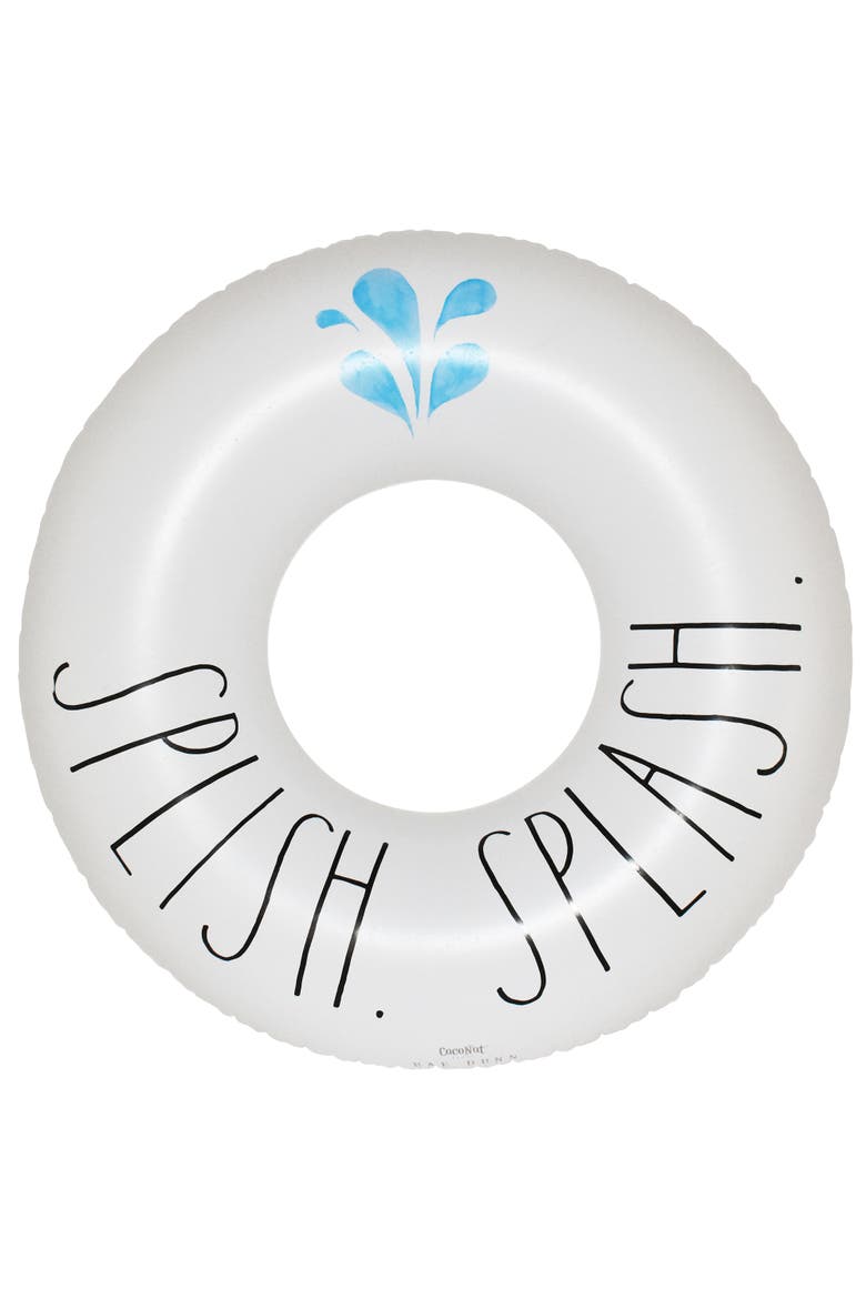 Splish.Splah. 48 Inch Ring Float Coconut Float, Main, color, White