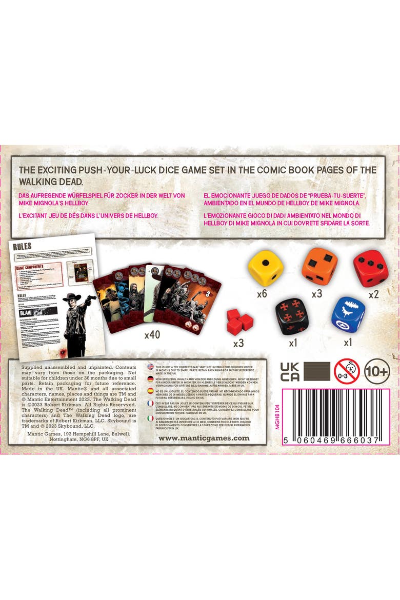 The Walking Dead The Dice Game, Alternate, color, Multicolored