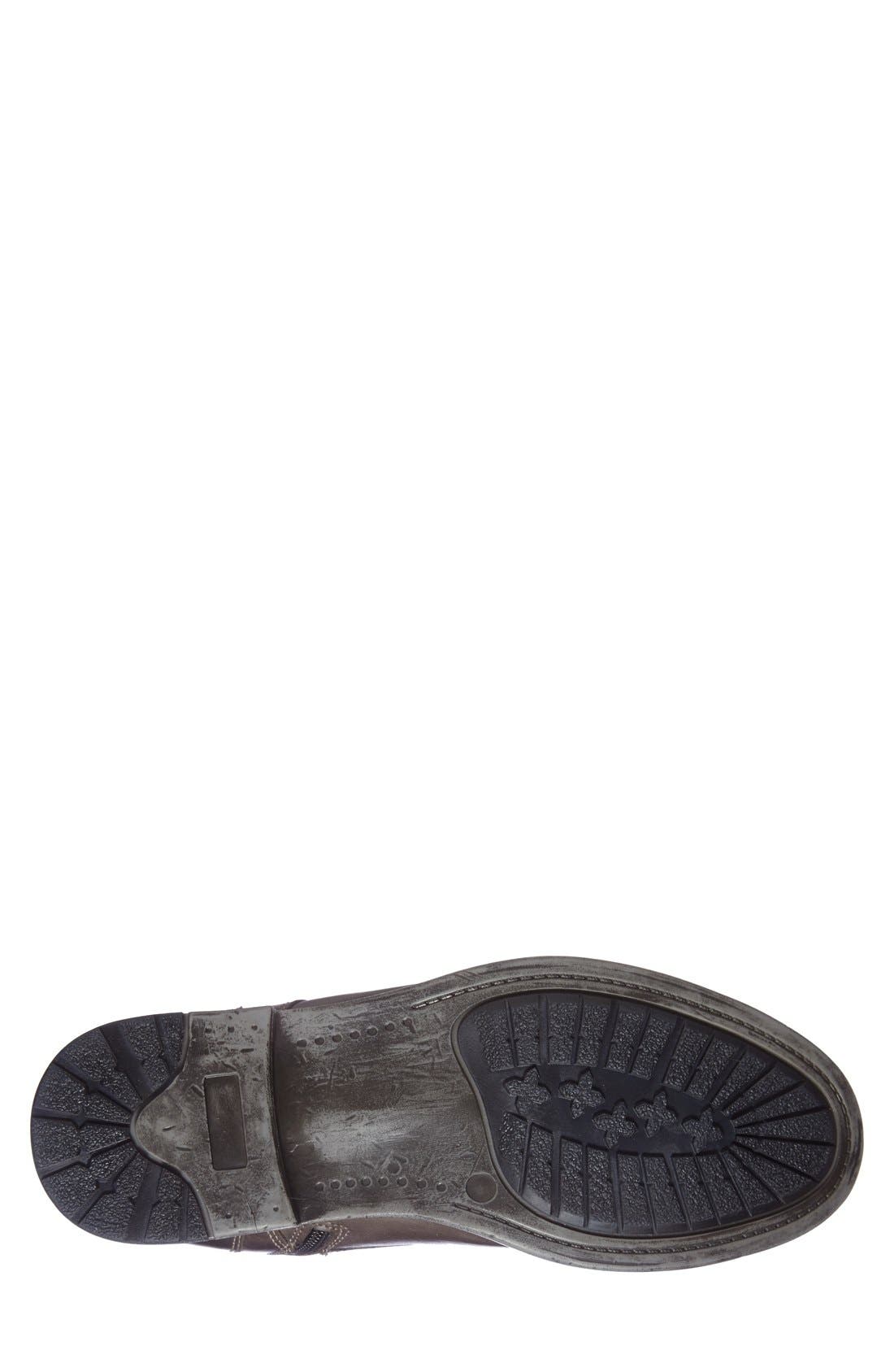 'Steer the Wheel' Lace-Up Boot, Alternate, color, GREY LEATHER