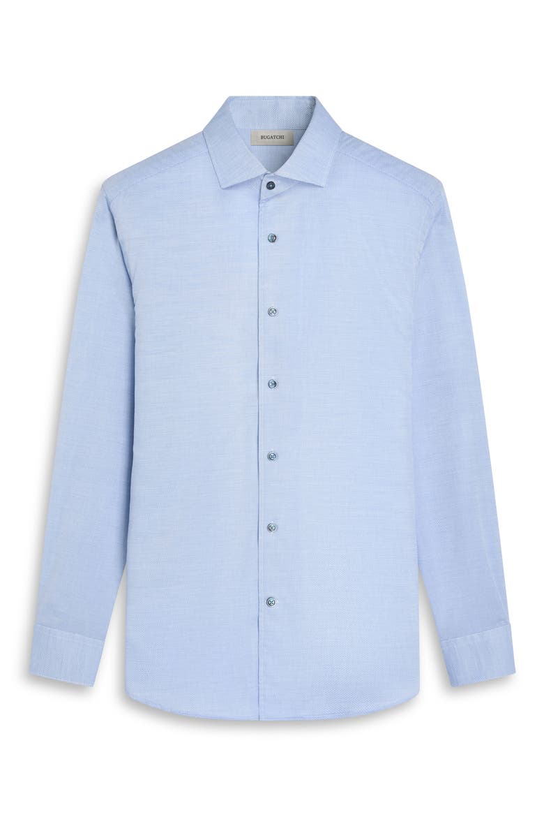 Alvin Shaped Long Sleeve Shirt, Alternate, color, CLASSIC BLUE