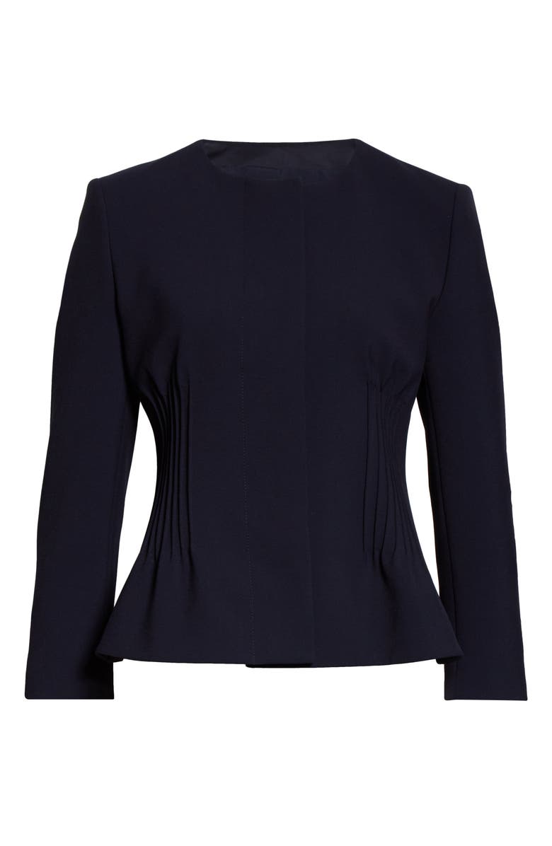 BOSS Jetucka Pintuck Jacket, Alternate, color,