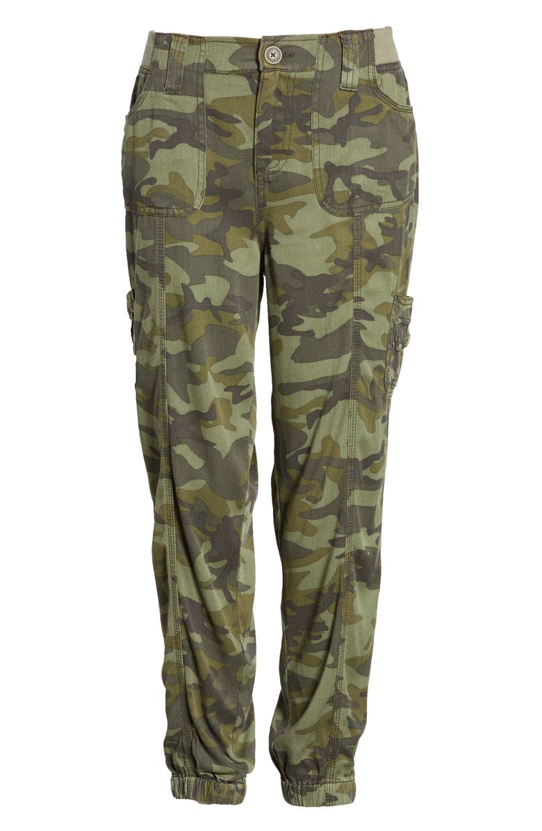 Love, Fire Camo Print Cargo Pants, Alternate, color, 