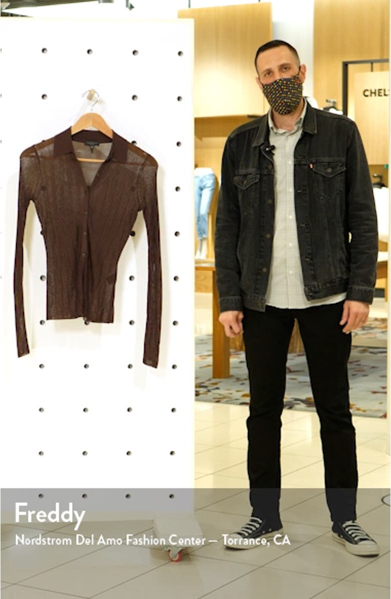 Pacey Sheer Cardigan, sales video thumbnail