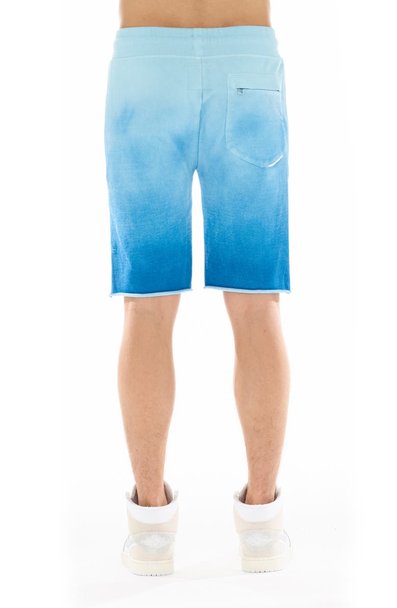 HVMAN Ombré Sweatshorts, Alternate, color, Sky